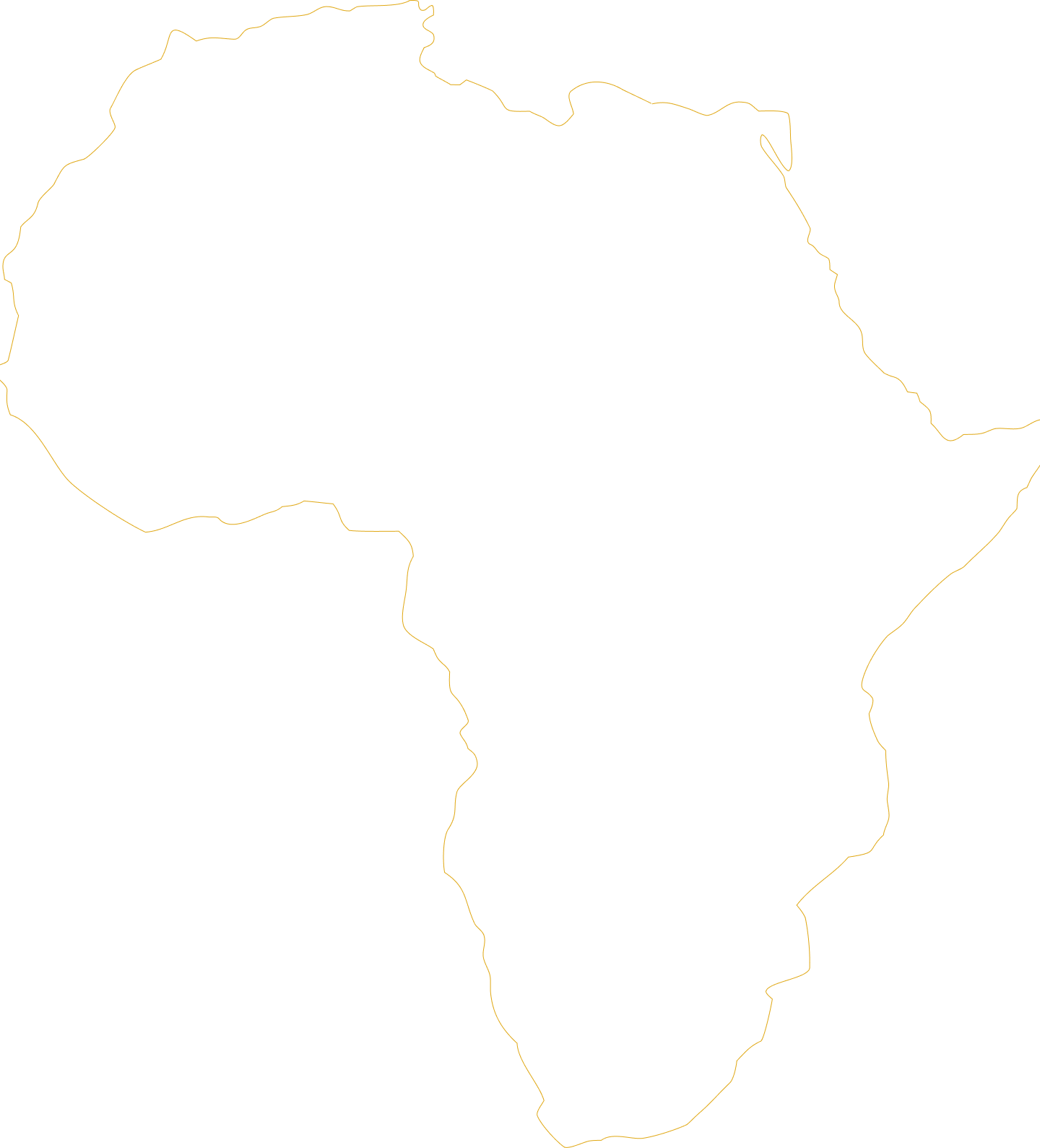 Africa Contour Background